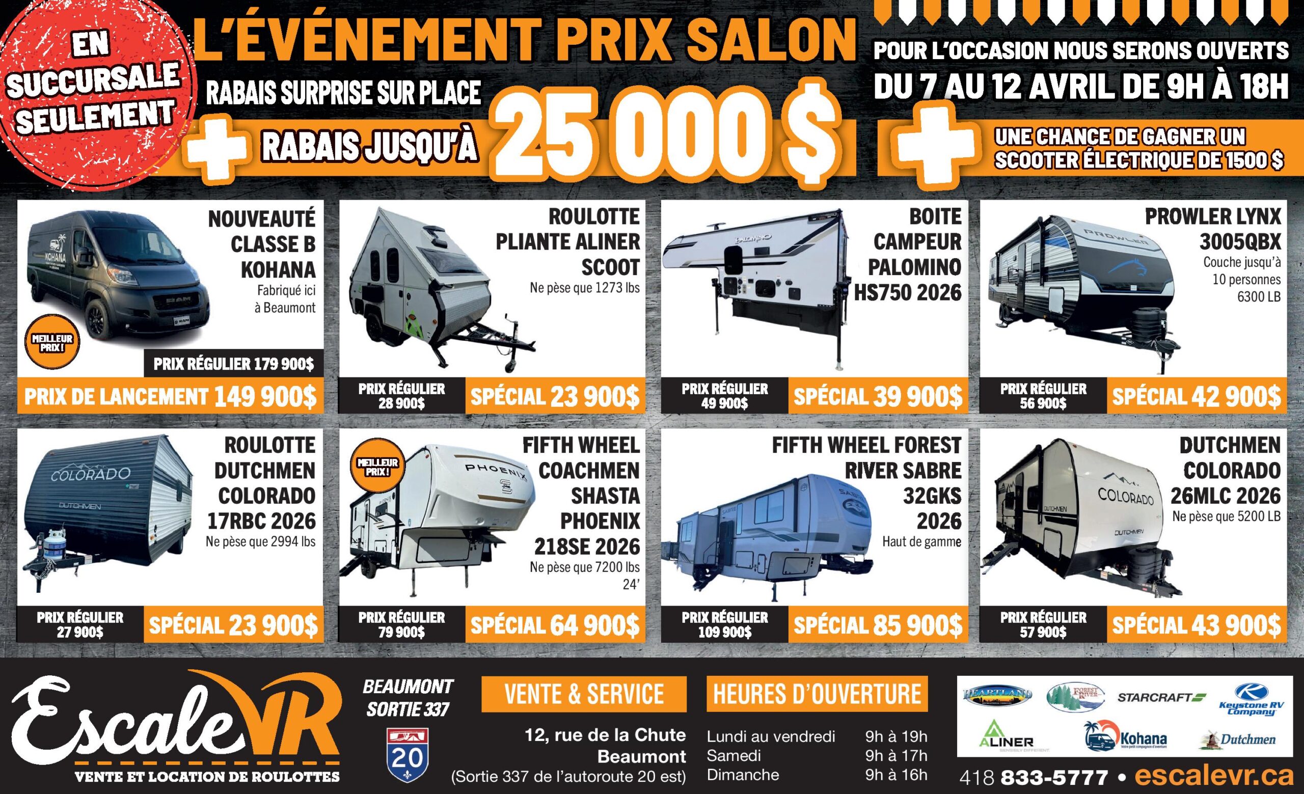 Porte Ouvertes Avril